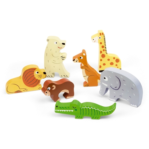 Janod Chunky puzzle animaux du zoo